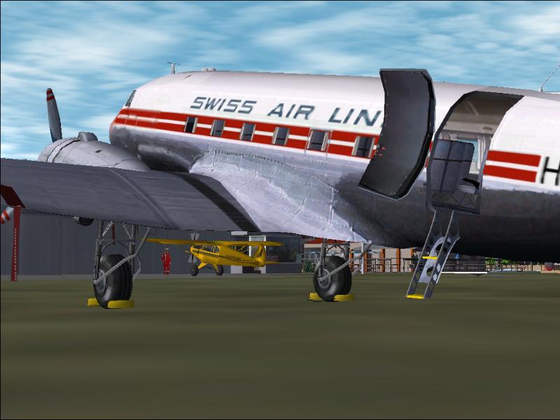 Fs2002 Douglas Dc-3 Swiss Air Lines Hb-Irn