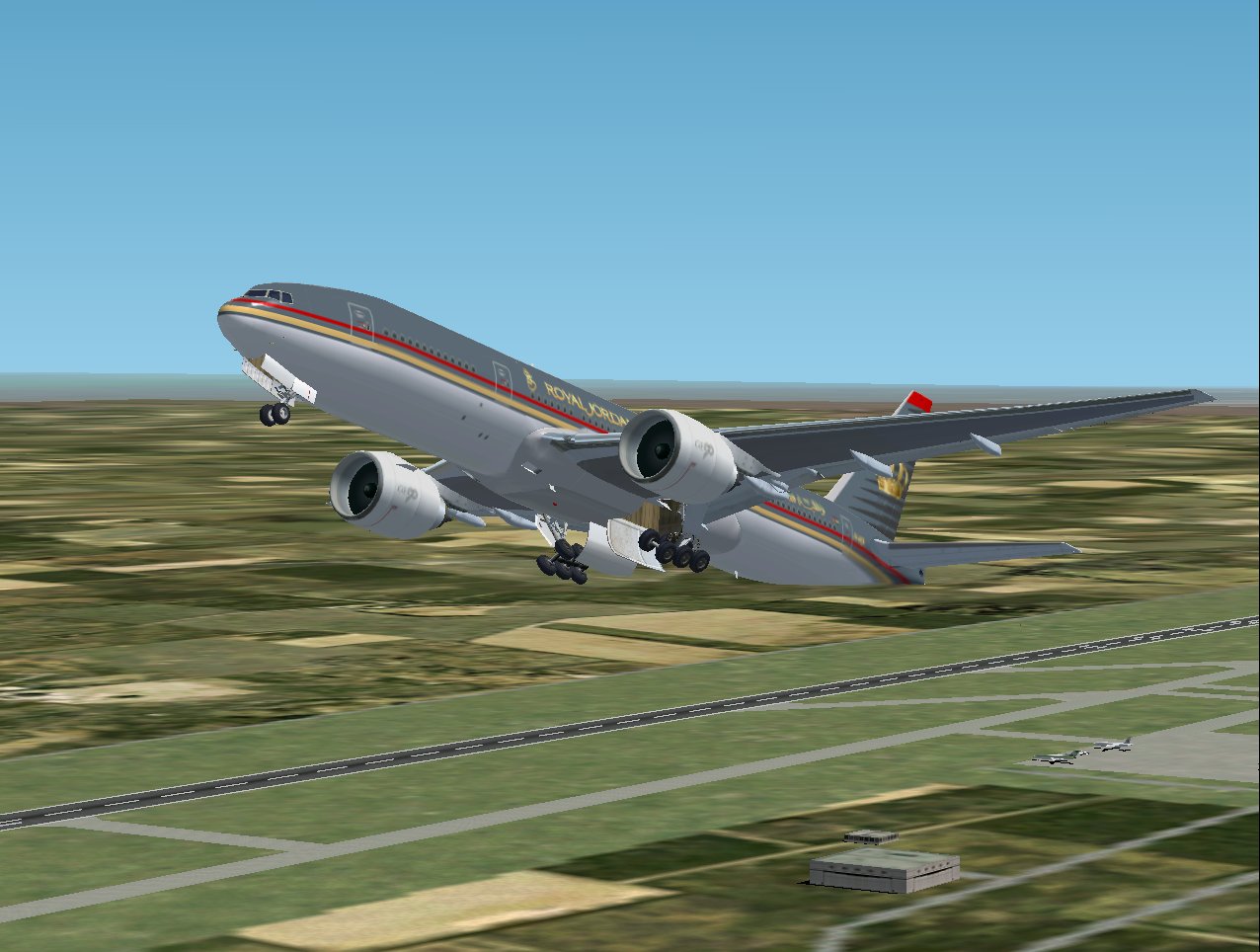 Royal Jordanian Textures (Ficticious) For Melvin Rafis Wonderful Boeing 777-200Er With Ge