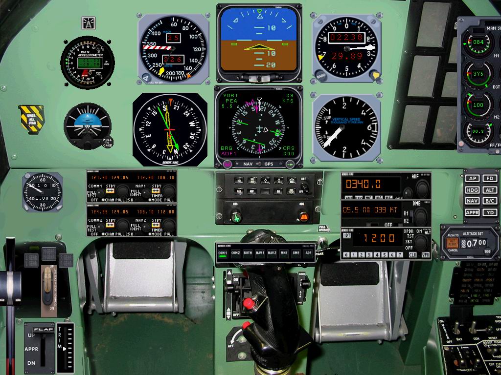 Fs2002 Pilatus Pc-9 Panel V1.0 This Panel Is Well Suited To The Fs2002 Pilatus Pc-9 Aircra
