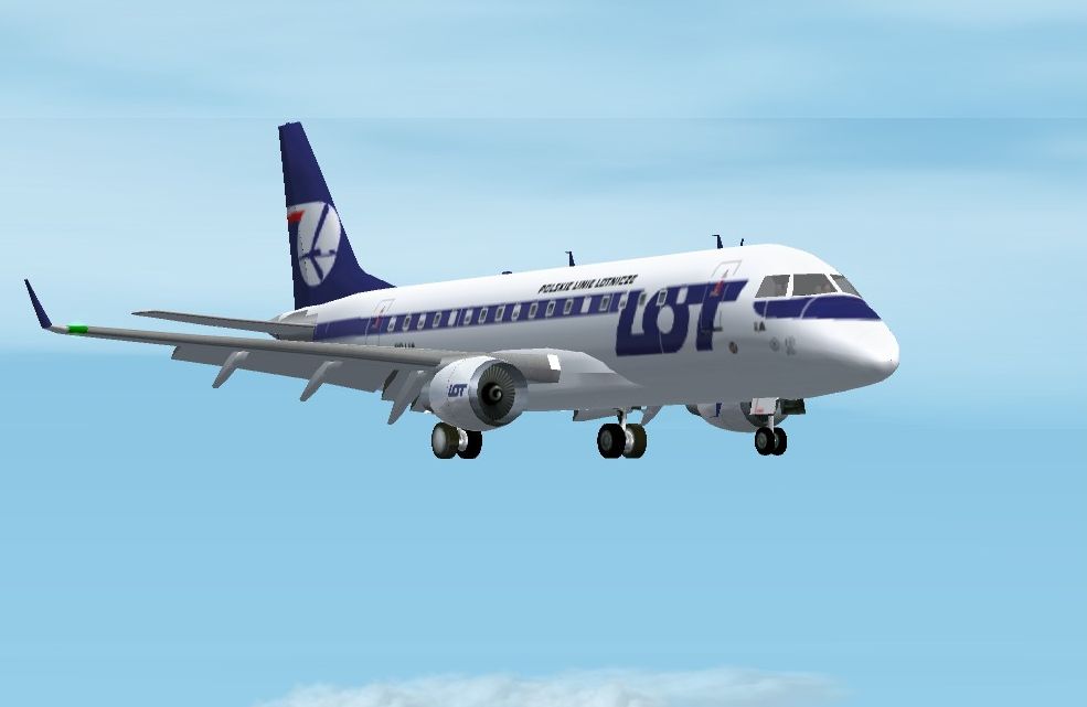 Embraer Erj-170 Lot Sp-Lia (Future) Livery V1.0 Erj-170 Is A New Member Of Brazilian Embra