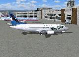 Fs2004 Frontier Airlines 737-300 Registration N310Fl Bald Eagle Tail