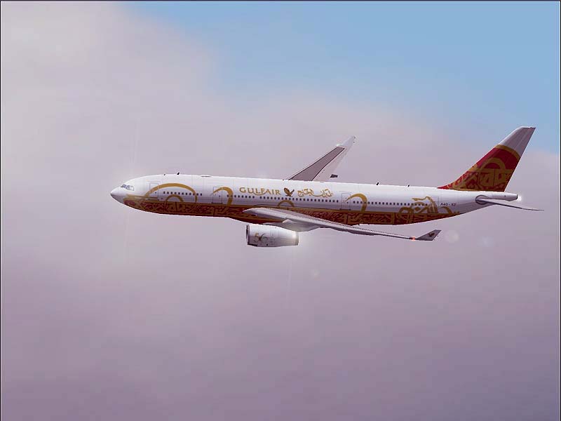 Project Opensky Airbus A330-200 For Fs2002 Exclusively Airbus A330-200 Rr Gulf Air Aldafra