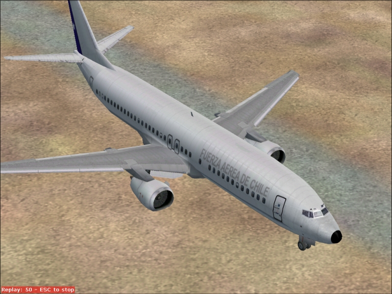 Boeing 737-400 Fuerza Aerea De Chile - - Made By Tomás Olivares Admin At Espanol.simflight