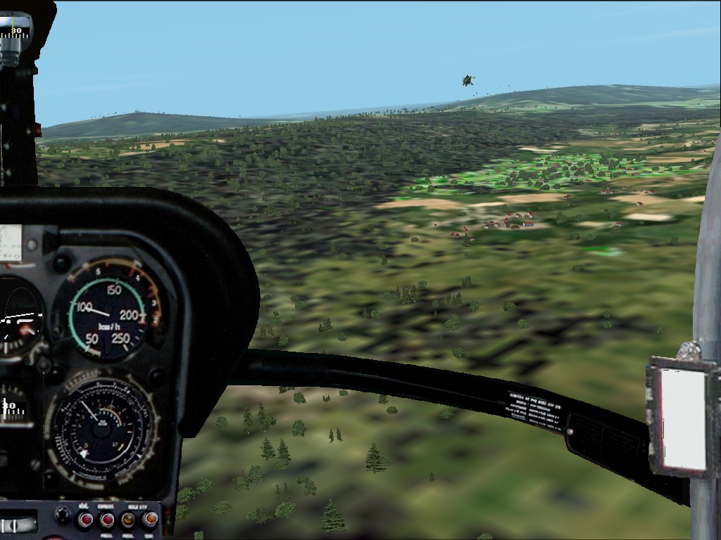 Fs2002 New Panel For Aerospatiale Se3160 Alouette Iii Swiss Airforce V2.0 New Panelsystem