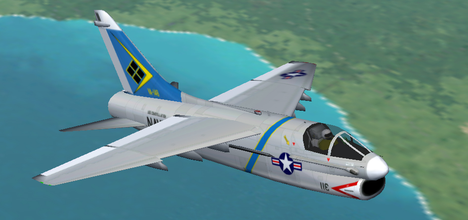 Chance Vought A-7E Corsair Ii Cfs2, Cfs3, Fs2000 And Fs2002