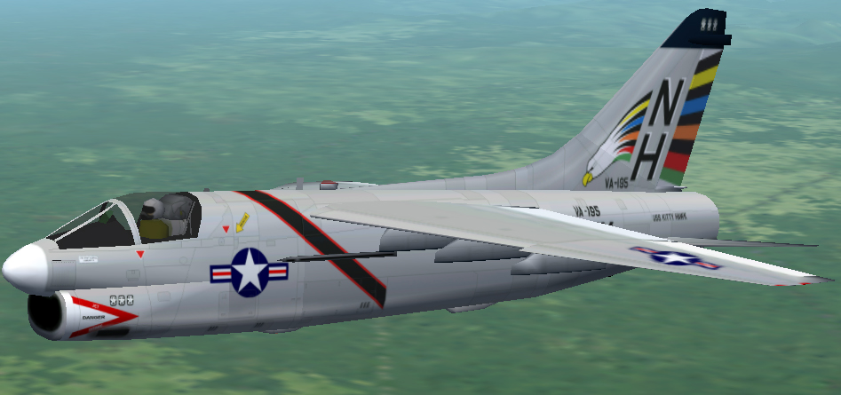 Chance Vought A-7E Corsair Ii Cfs2, Cfs3, Fs2000 And Fs2002