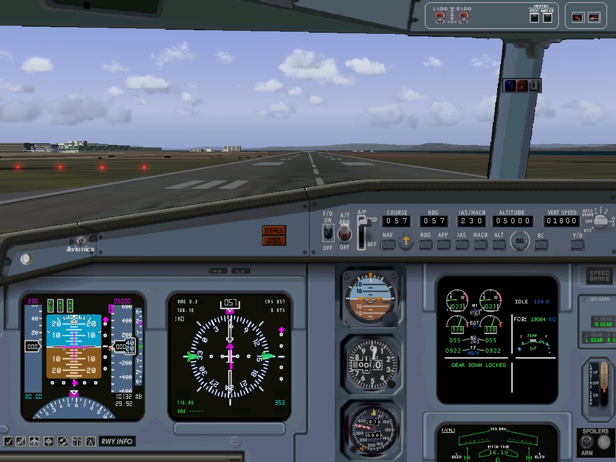 Airbus A320 Or A330 Panel For Fs 2002
