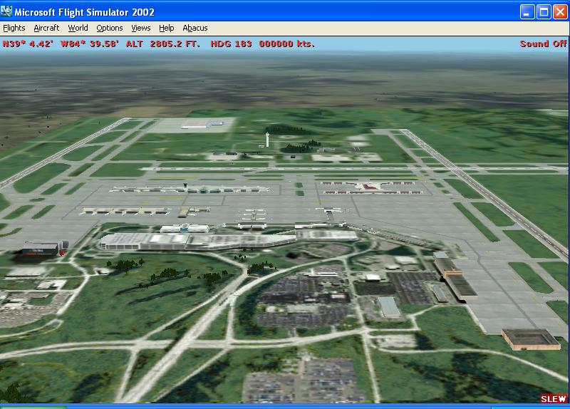 Cincinnati/Northern Kentucky International Airport Scenery For Fs2002