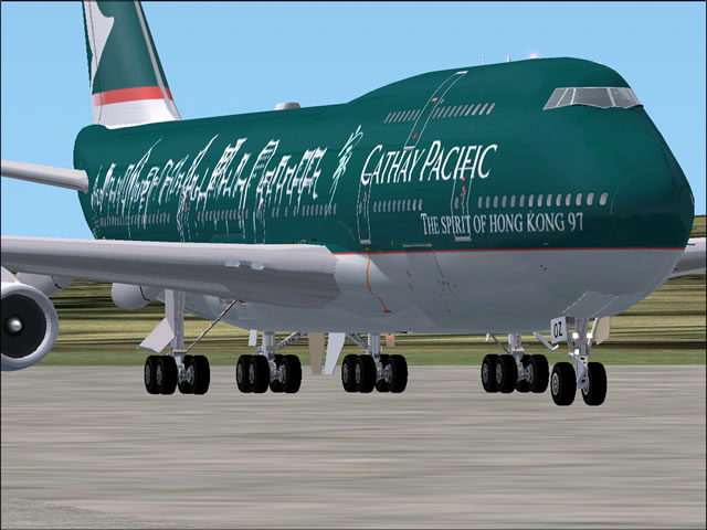 The Spirit Of Hong Kong 97 Fictional (B-Hoz), Cathay Pacific, By Charles Cheng
