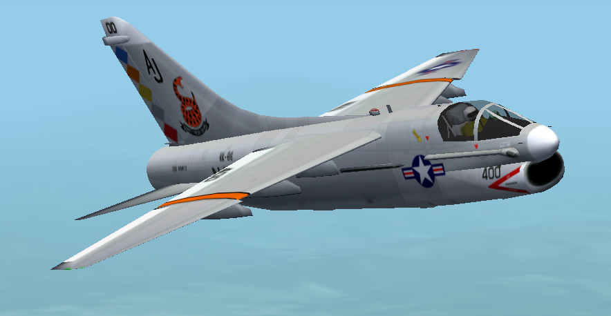 Chance Vought A-7E Corsair Ii Cfs2, Cfs3, Fs2000 And Fs2002