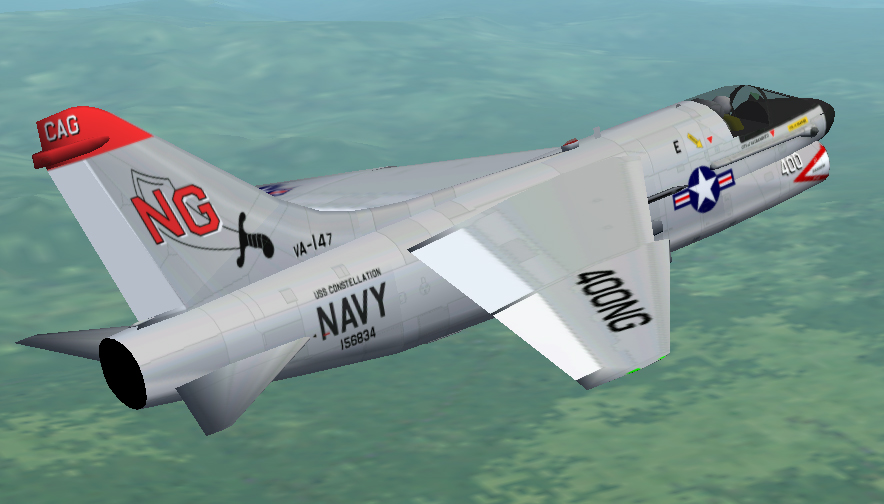 Chance Vought A-7E Corsair Ii Cfs2, Cfs3, Fs2000 And Fs2002