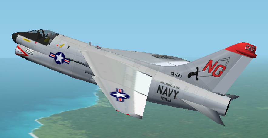 Chance Vought A-7E Corsair Ii Cfs2, Cfs3, Fs2000 And Fs2002