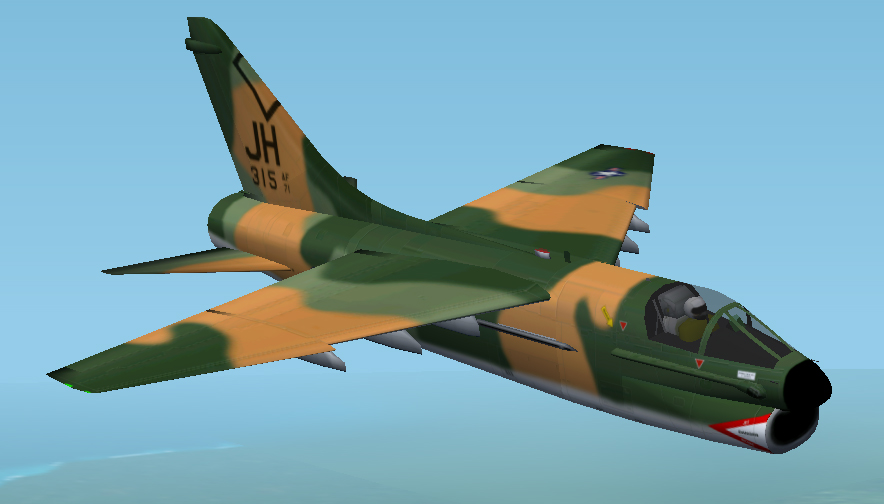 Chance Vought A-7E Corsair Ii Cfs2, Cfs3, Fs2000 And Fs2002