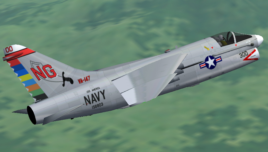 Chance Vought A-7E Corsair Ii Cfs2, Cfs3, Fs2000 And Fs2002