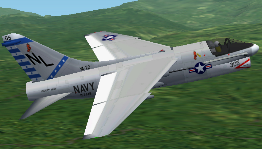 Chance Vought A-7E Corsair Ii Cfs2, Cfs3, Fs2000 And Fs2002 — 1
