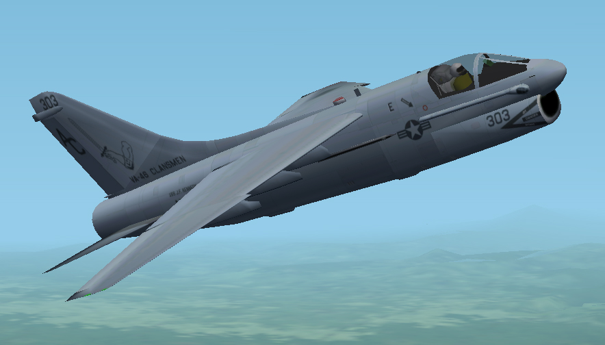 Chance Vought A-7E Corsair Ii Cfs2, Cfs3, Fs2000 And Fs2002 — 1