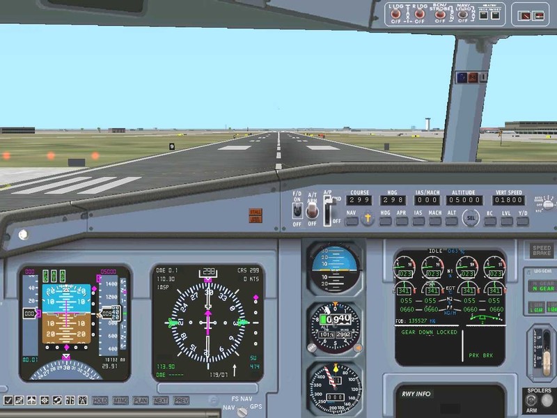 Airbus A340 Panel For Fs 2002