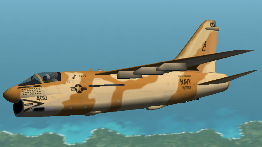 Chance Vought A-7E Corsair Ii Cfs2, Cfs3, Fs2000 And Fs2002