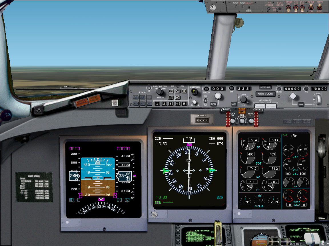 Functional B717 Panel For Fs20002