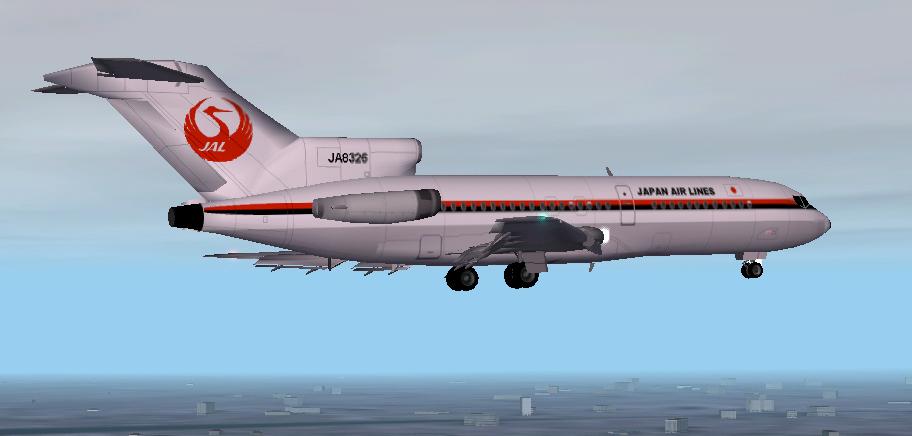 Fs2002 Aircraft B727-44 Japan Air Lines Late 1970S Original Model By Kevin Trinkle/Gary Ca