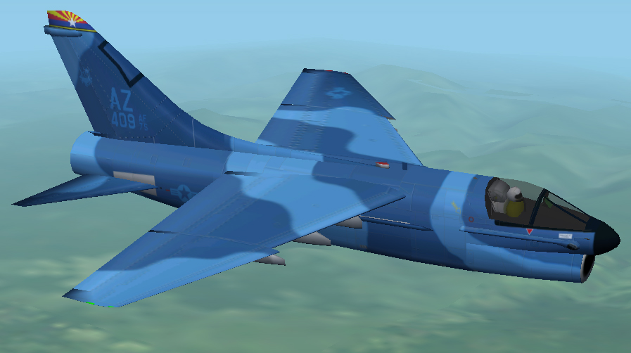 Chance Vought A-7E Corsair Ii Cfs2, Cfs3, Fs2000 And Fs2002
