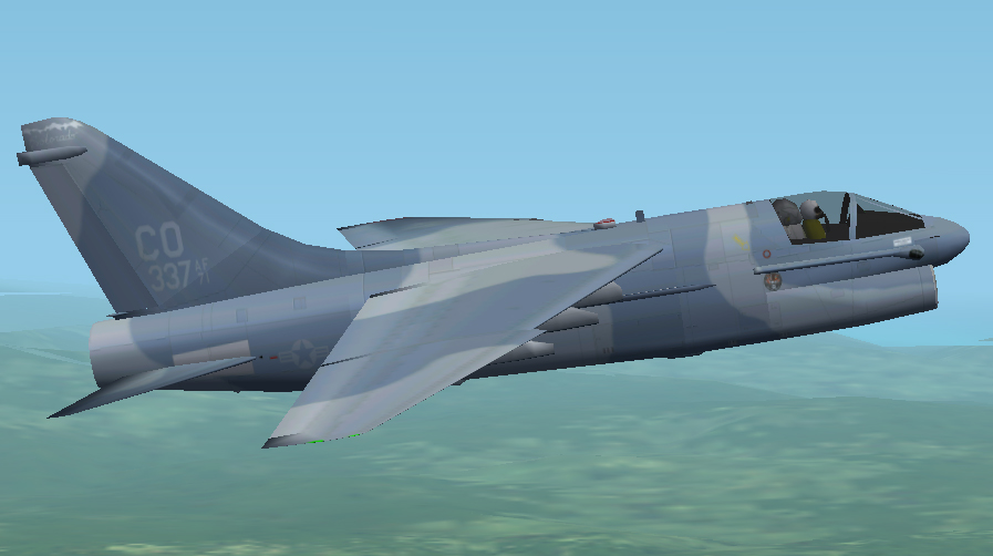 Chance Vought A-7E Corsair Ii Cfs2, Cfs3, Fs2000 And Fs2002