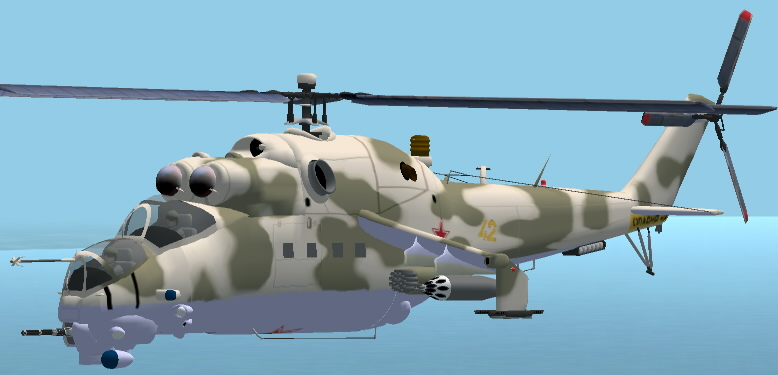 Fs2002 Mil Mi-24D Hind D