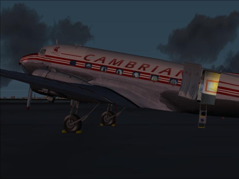 Fs2002 Douglas Dc-3 Cambrian Airways Update For Cambrian Fans, A Small Update To The Two C