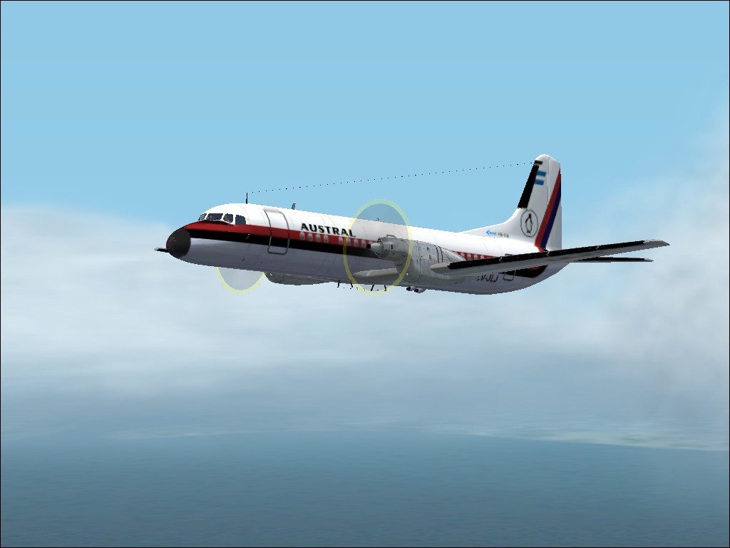 Fs2002 Austral Namc Ys-11 Austral Namc Ys-11A-309, Registration Lv-Jlj As It Looked In 196
