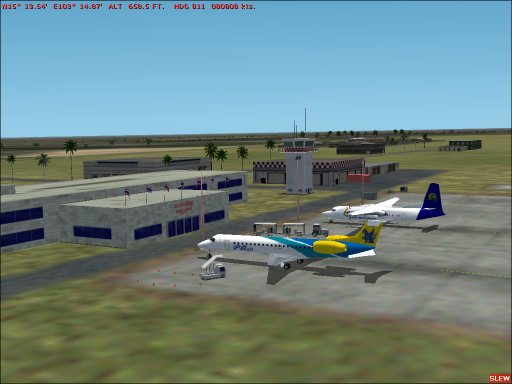 Fs2002 Scenery - Buriram, Thailand - Vtuo Buriram Is A Small City In Northeast Thailand