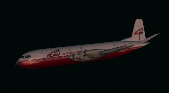 Fs2002 Aircraft Vickers Vanguard In Three Liveries Elan, Invicta, Airbridge Textures Exclu