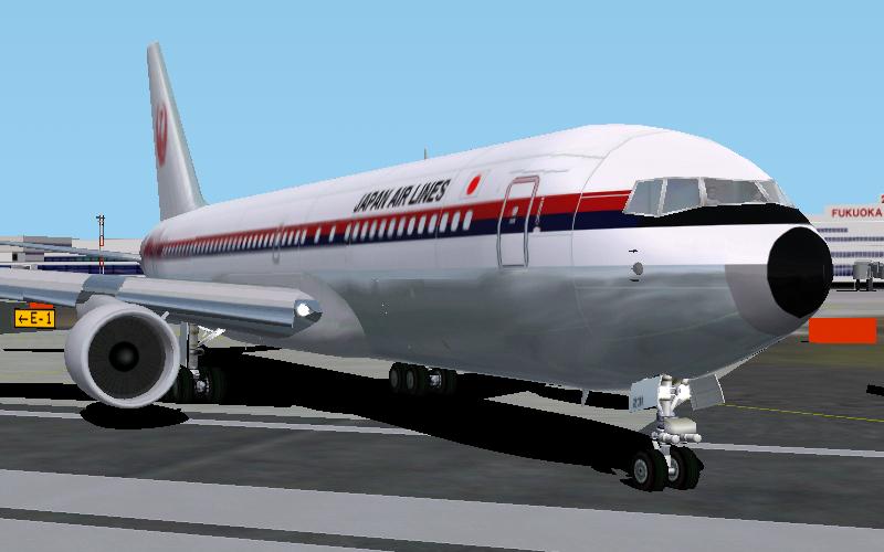Fs2002 Japan Air Lines (80S) Boeing 767-200