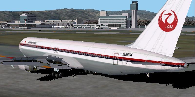 Fs2002 Japan Air Lines (80S) Boeing 767-300