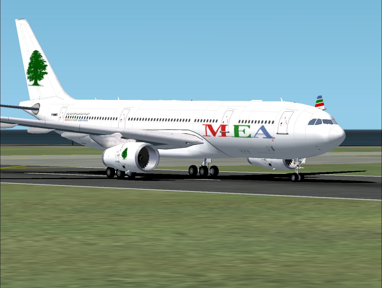 Project Opensky Airbus A330-200 For Fs2002 Exclusively Airbus A330-200 Rr Gulf Air 50Th An