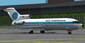 Fs2002 Pan Am Boeing 727-21 Registration N320Pa, Jet Clipper Berlin