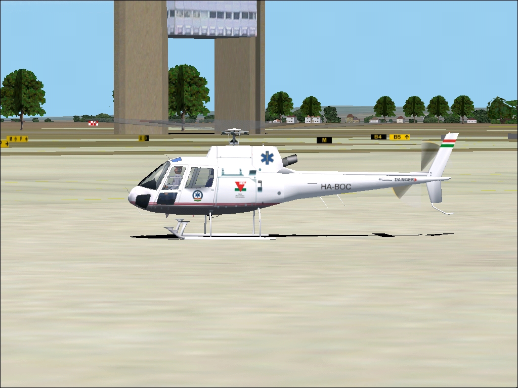 Fs2002 Hélipassion Aerospatiale As350 Squirrel Repaint Of Frans Vrankens Fine Squirrel In