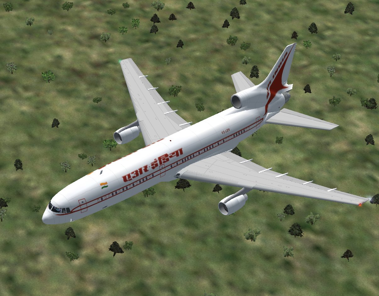 Dragonair Lockheed L1011 Tristar For Fs2002 All New Model Designed From Scratch Using Gmax