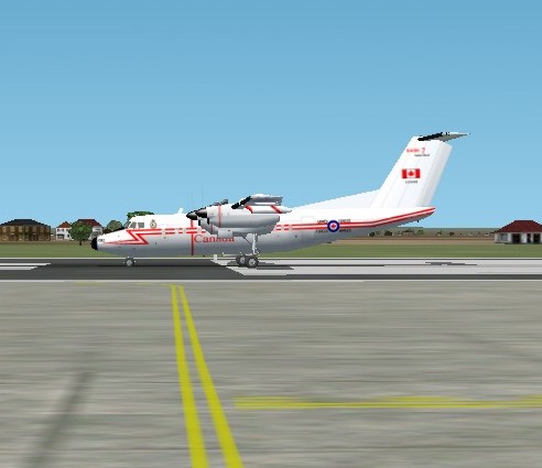 Fs2002 Pro Exclusively - Canadian Armed Forces De Havilland Dash 7-103 Pass/Cargo Dash 7-1