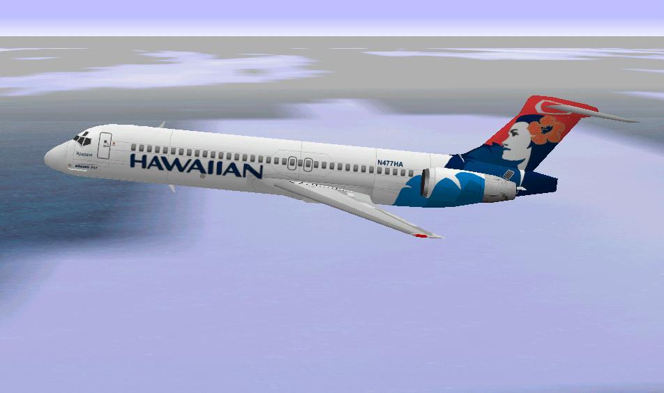 Boeing 717-22A Hawaiian Airlines For Fs98 Original Aircraft By Brian M