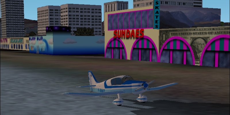 Fs-2002 Scenery - Venice Beach Fictional Scenery For Venice Beach, Just North Of Los Angel