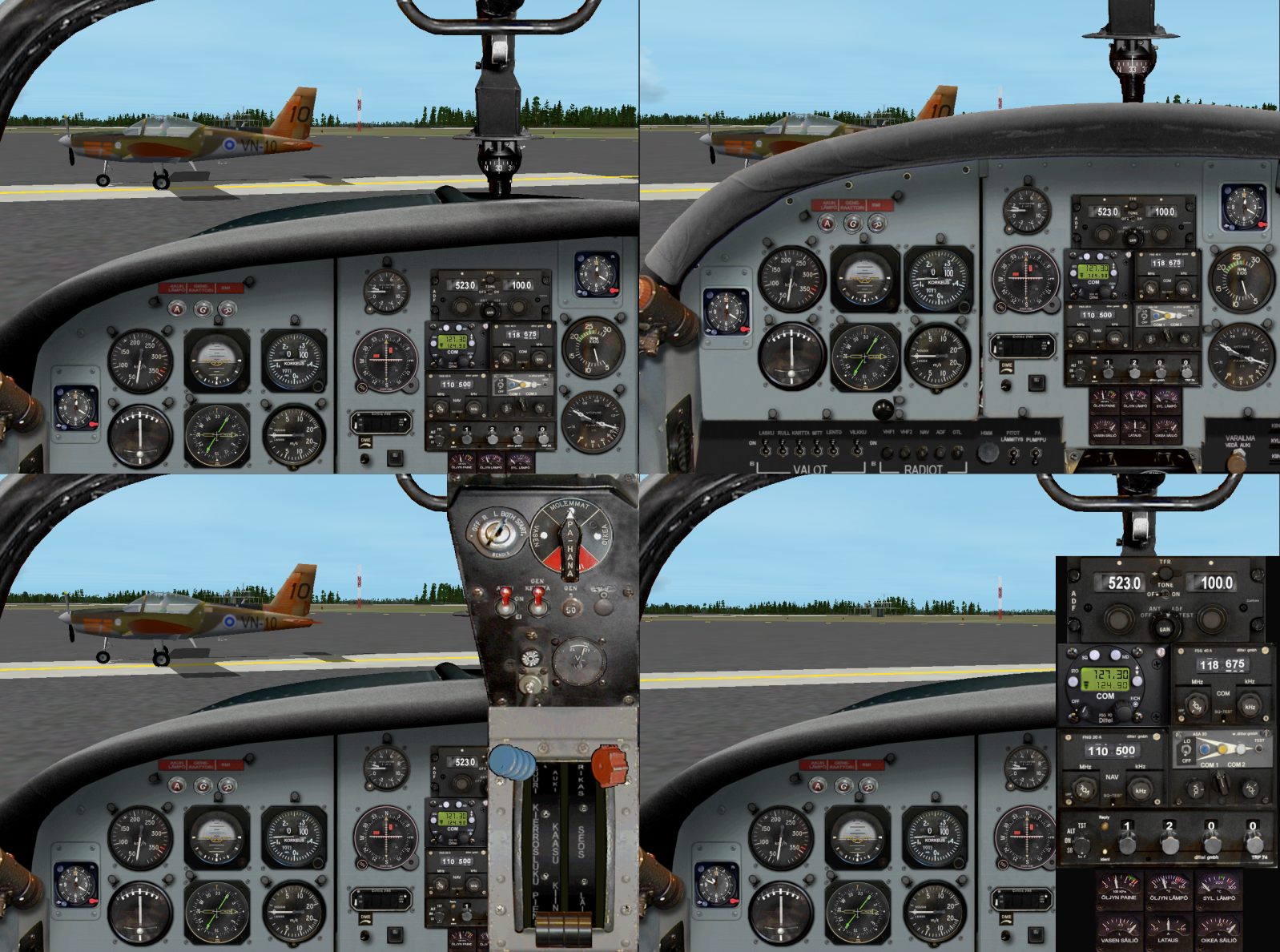 Fs2002 Valmet L-70 Vinka The Valmet L-70 Vinka Is A 3-Seat Fixed Gear Low Wing Basic Train — 1