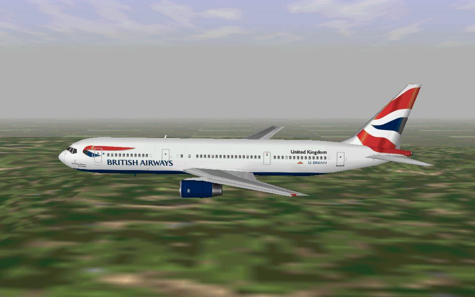 Boeing 767-336Er British Airways For Fs98 Original Aircraft By Kim Simmelink