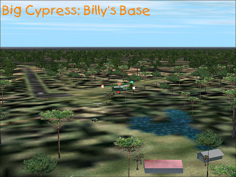 Big Cypress Swamp Airstrips By James Belk A Package Of 3 Bush-Style Airstrips Set In Big C — 1