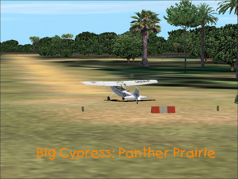Big Cypress Swamp Airstrips By James Belk A Package Of 3 Bush-Style Airstrips Set In Big C