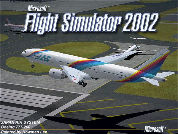 Fs2002 Pro/Std Boeing B777-200 Aircraft Japan Air System(Japan) Boeing B777-200 Rainbow Mo