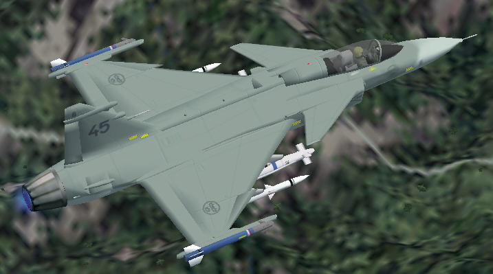 Fs2002 Saab Jas39 Gripen A/B