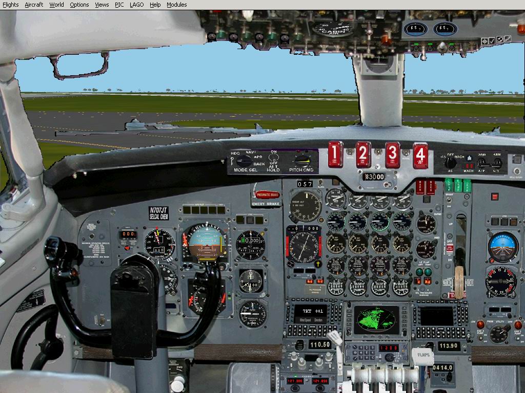 Fs2002 Real707 V1.0 Panel