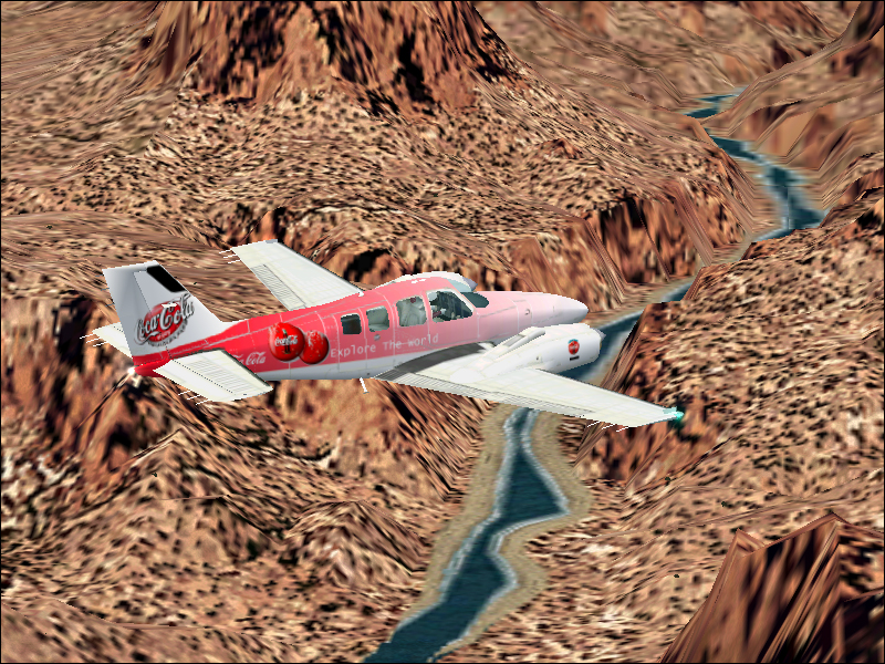 Fs2002 Beechcraft Baron 58 Textures Repaint This Is A Textures Repaint Of The Default Beec