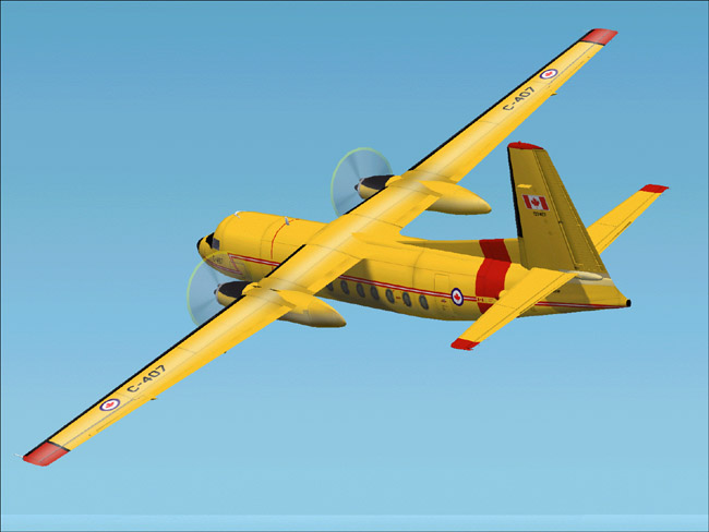This Is A Textures Repaint Of Mike Stones Fokker 27-200 In The Colours Of The Canadian Arm