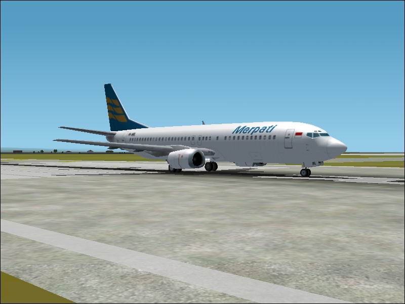 This Is My Updated 737-400 Model, Based On Merpati Nusantara Aircraft Registration Pk-Mbl